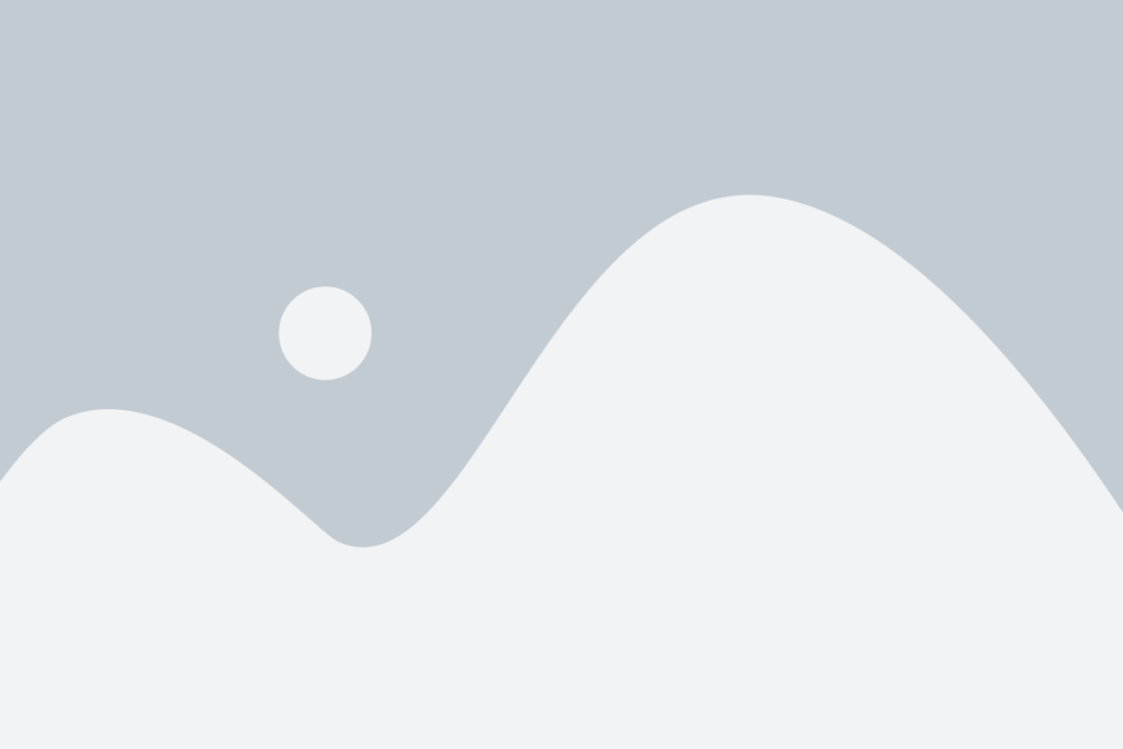 Minimal abstract mountain landscape with sun